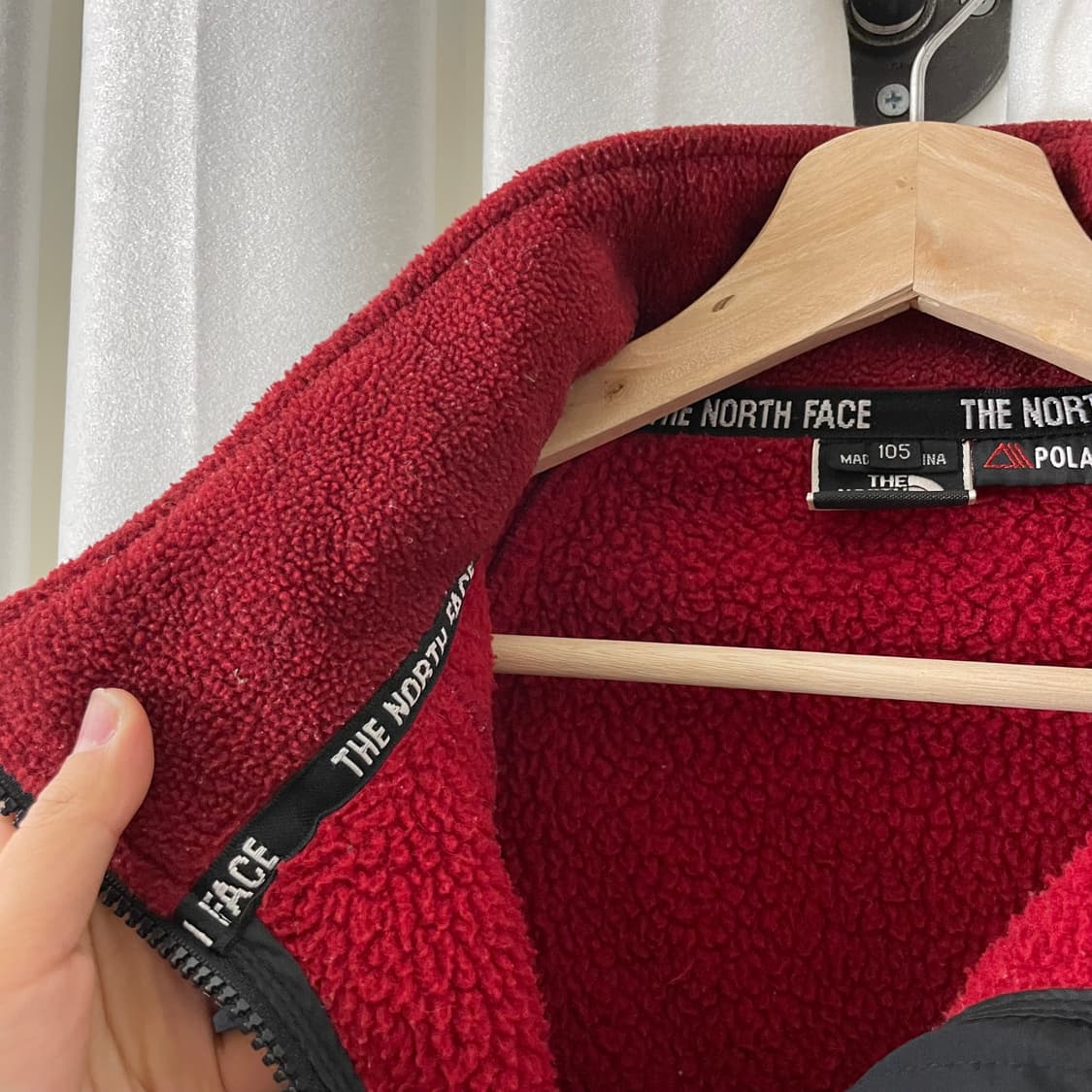 노스페이스 레드 후리스 상품이미지5