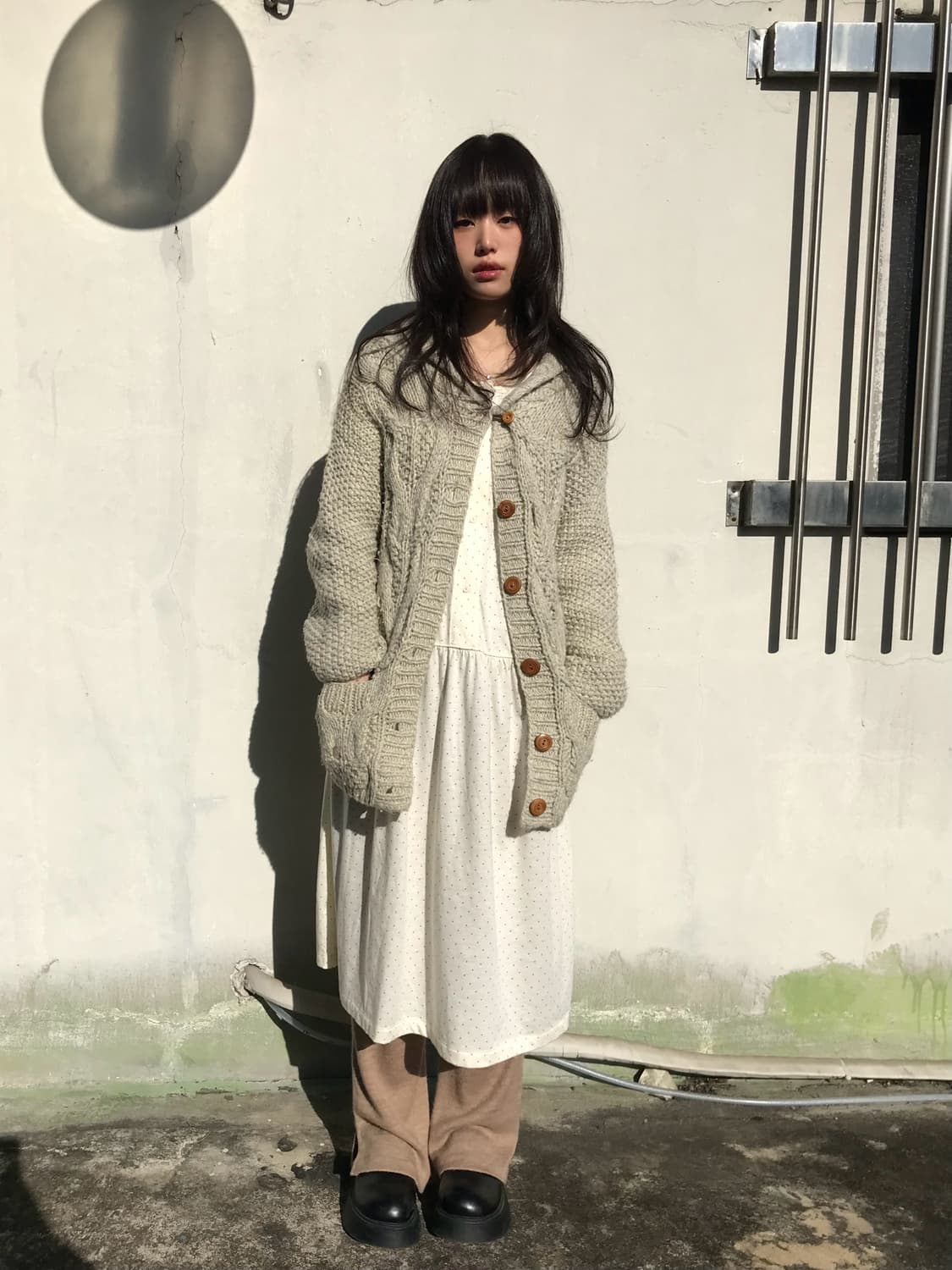 Niko and 오트밀 가디건 상품이미지3