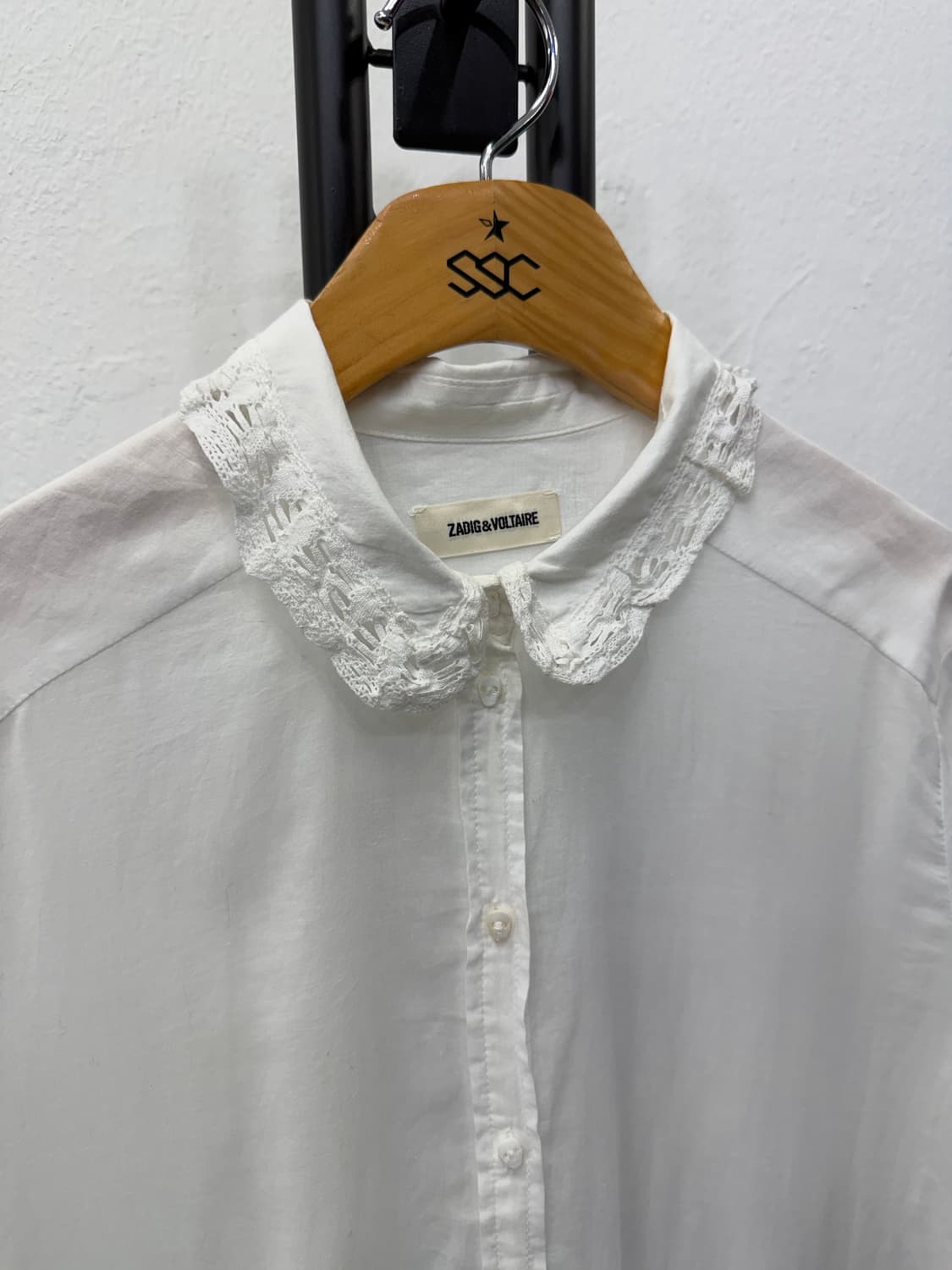 정품) 자딕앤볼테르 레이스 디테일 원피스 XS 상품이미지3