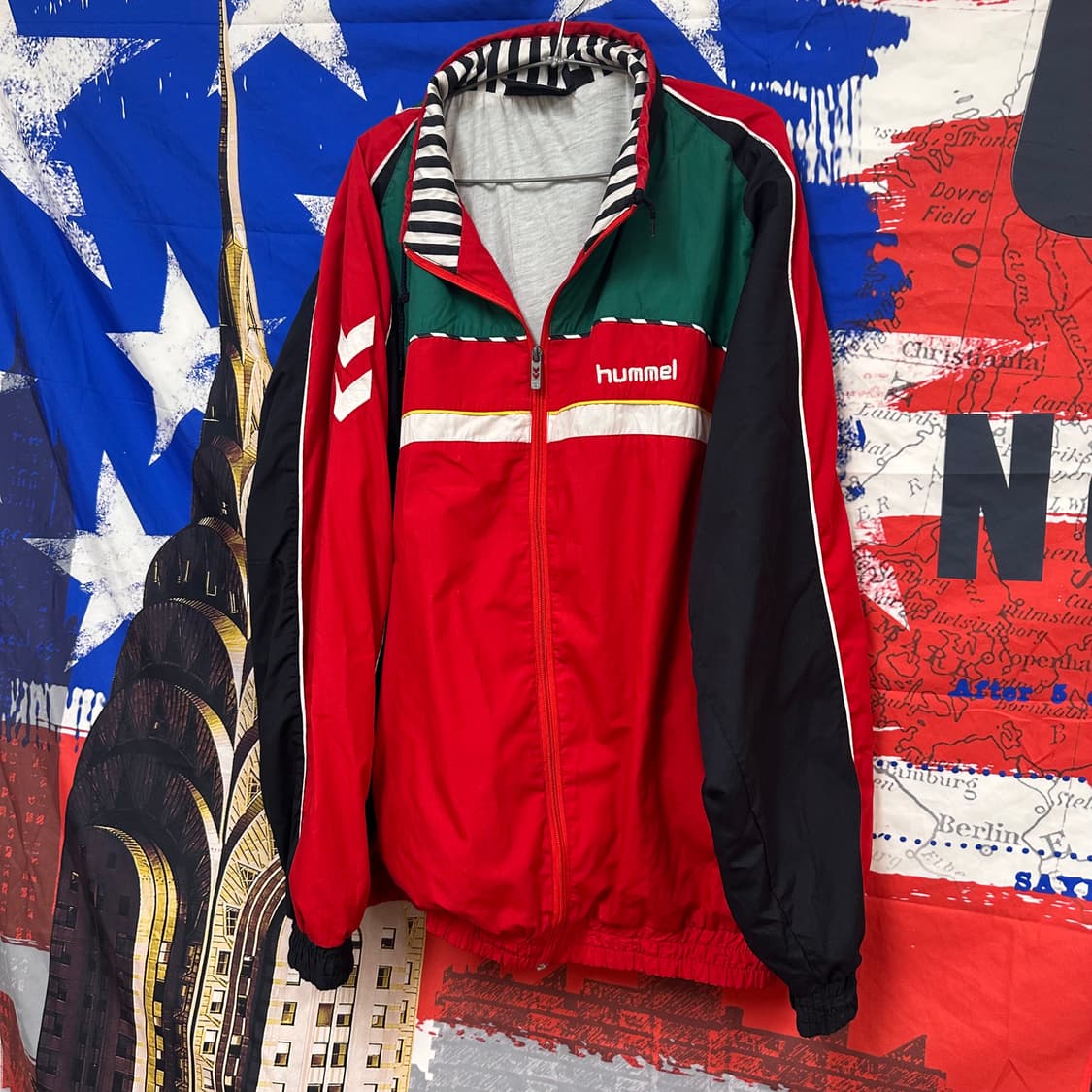 험멜 올드스쿨 레어템 오버핏 바람막이 2XL110 상품이미지2