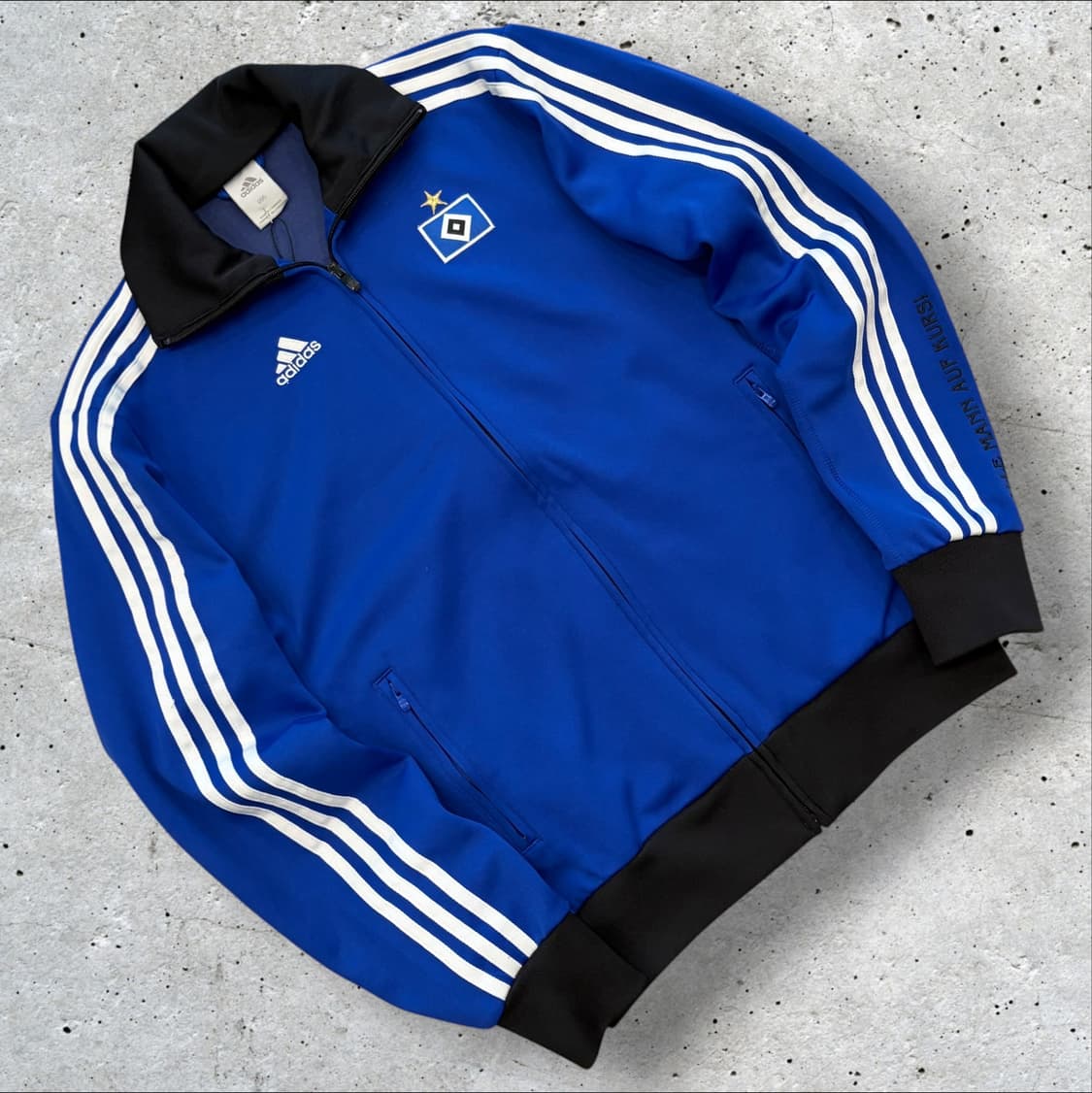 [95] 11s 아디다스 함부르크 파랑 트랙탑 져지 집업 D909 상품이미지1