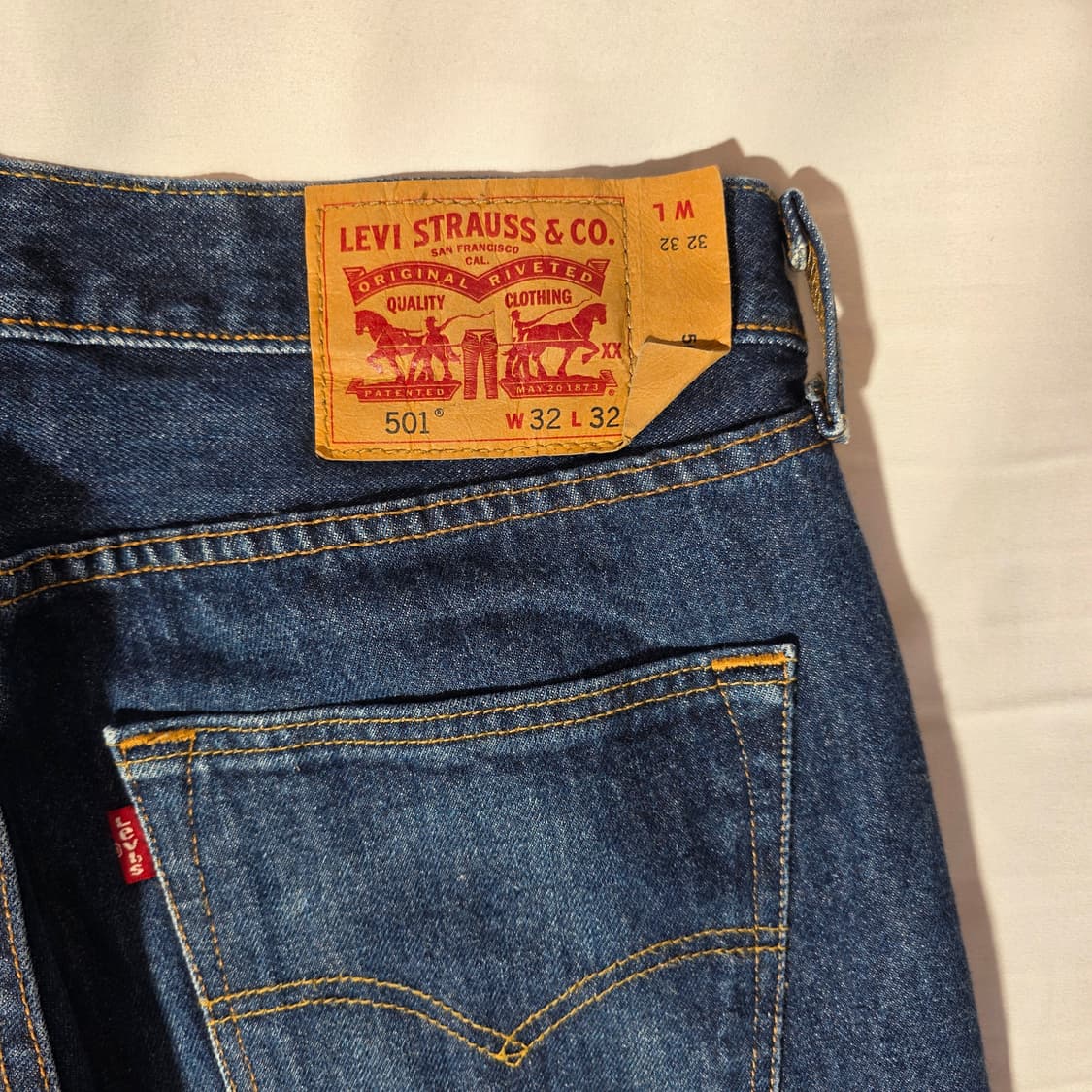 [W32L32]리바이스 LEVIS 501 데님 팬츠 상품이미지6