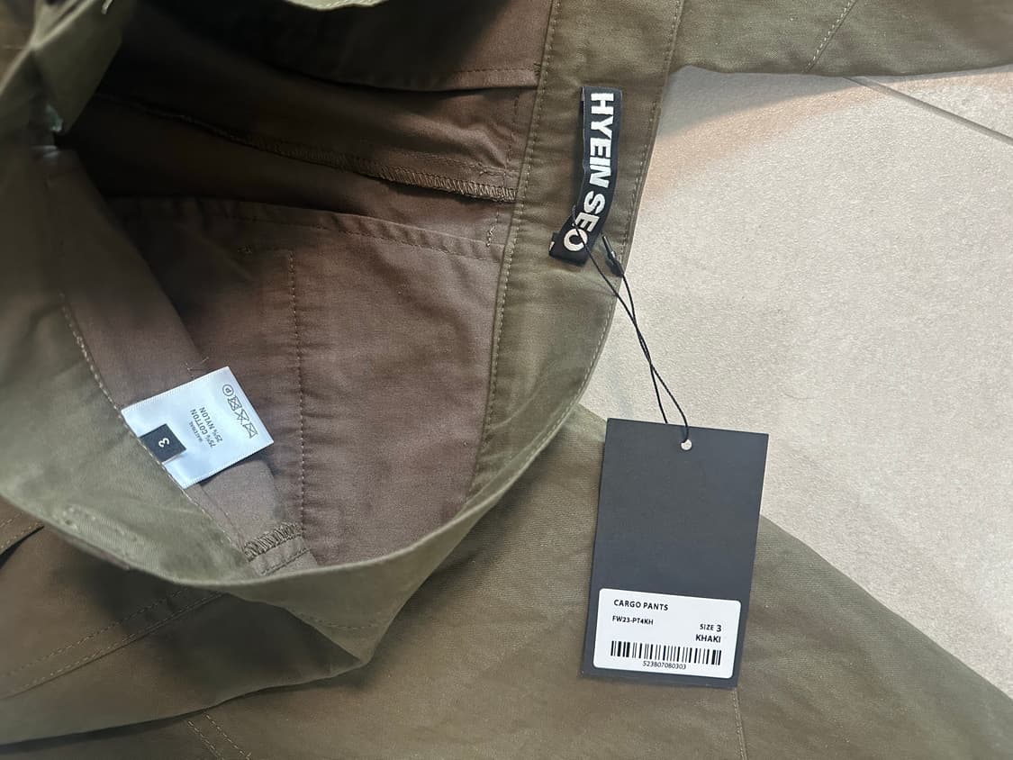 혜인서 카고팬츠 카키 (사이즈3) 상품이미지3