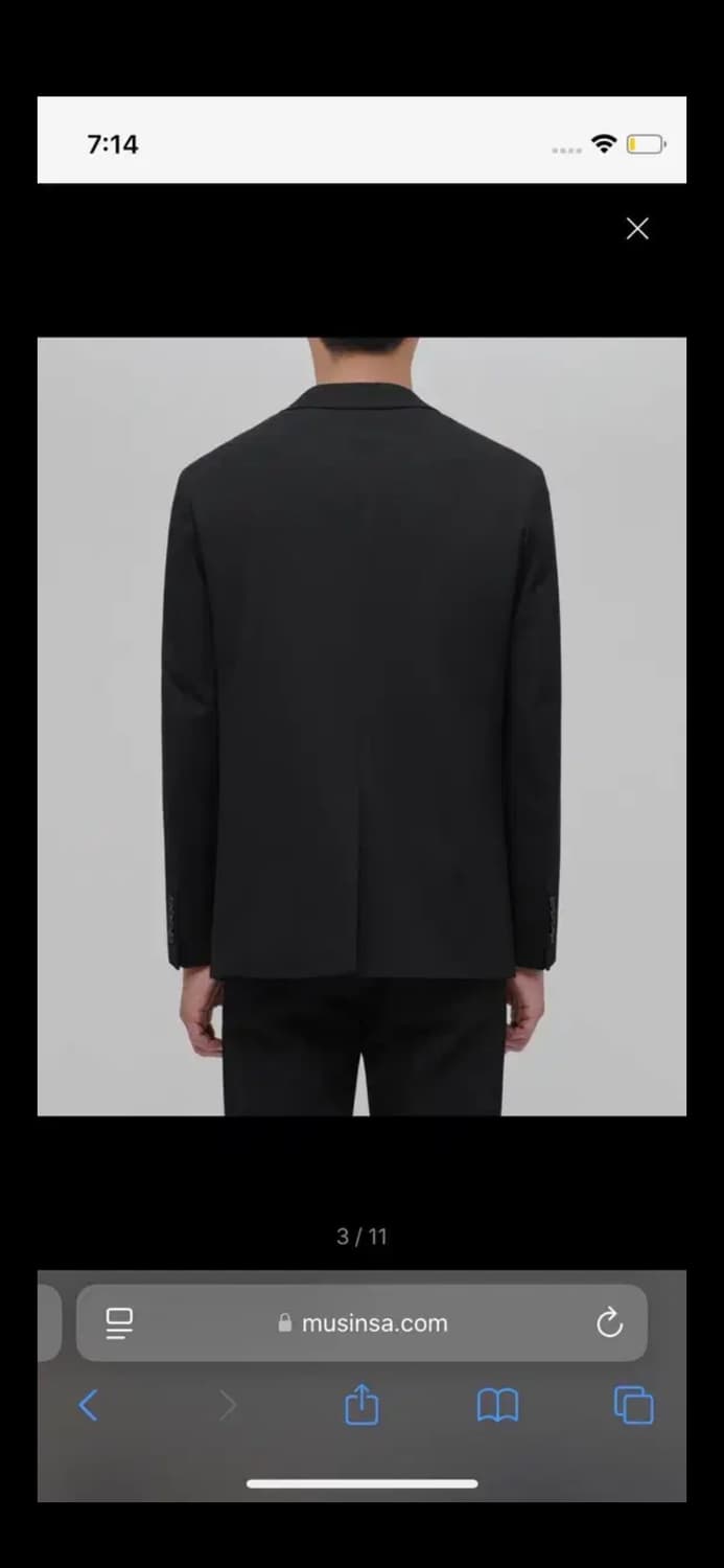 무신사 스탠다드 베이식 블레이저 미디움 사이즈 상품이미지5