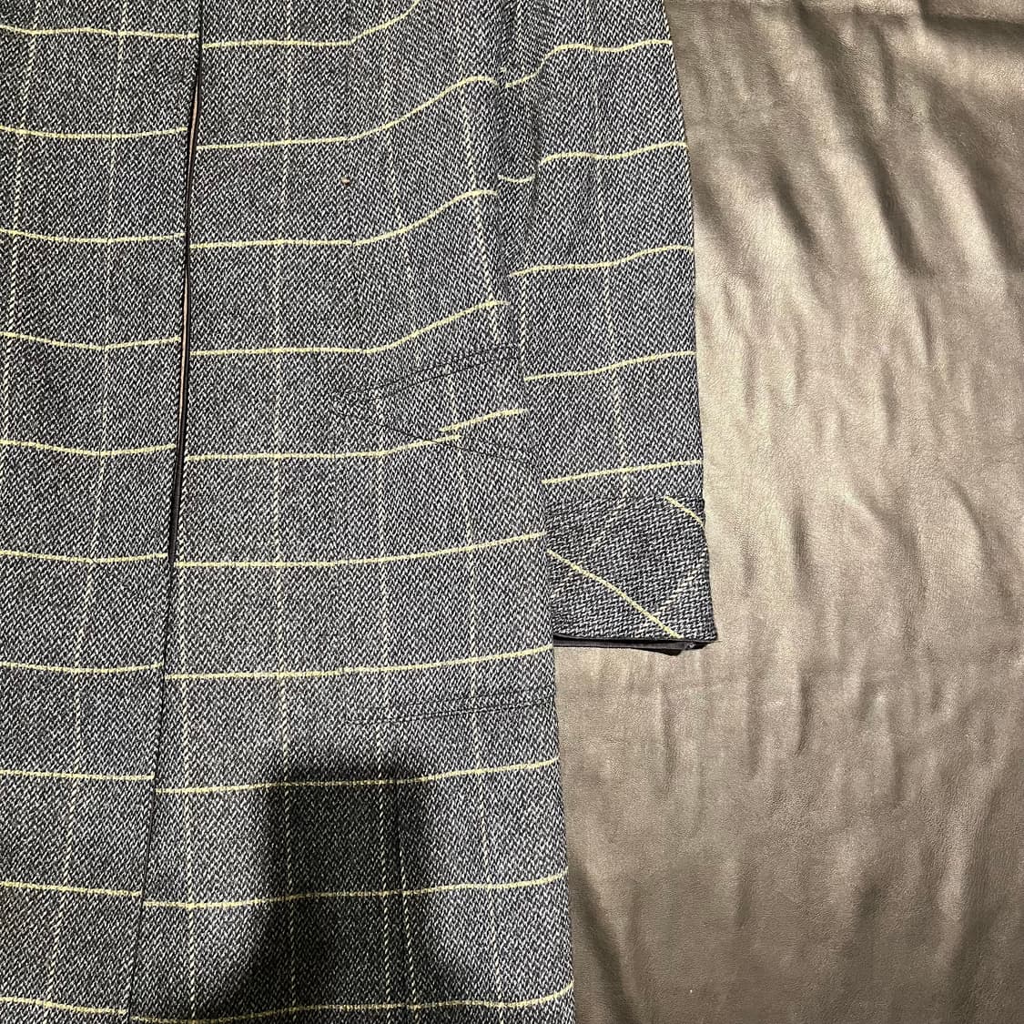 발렌티노 체크 코트 상품이미지4