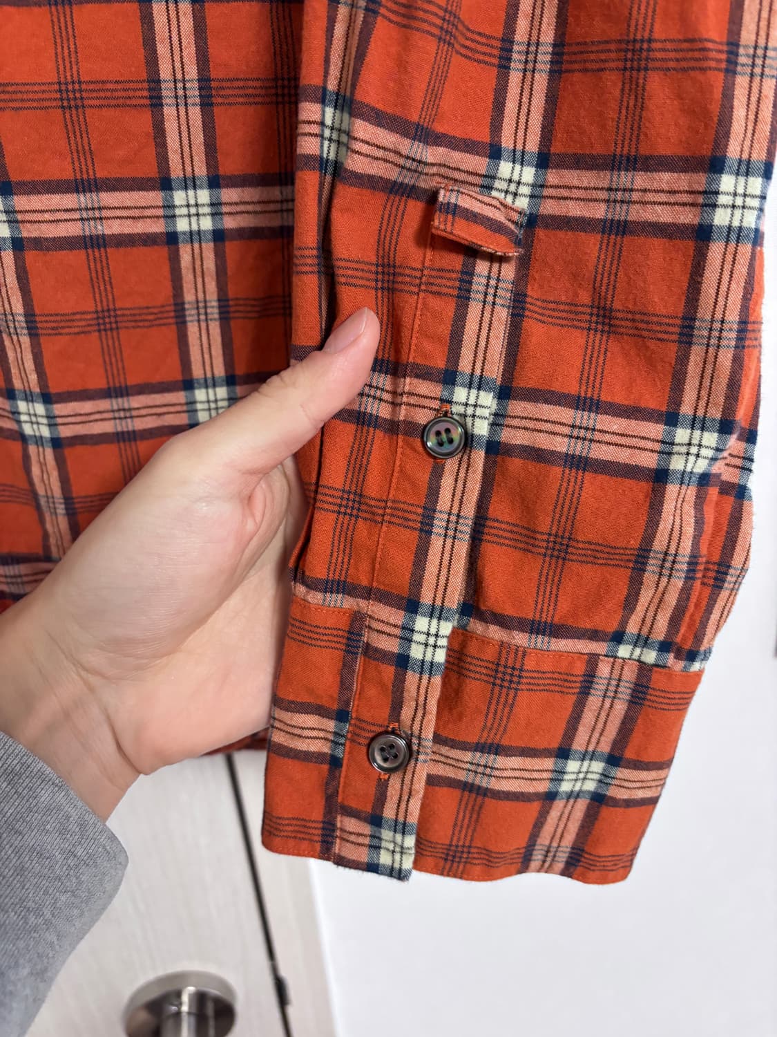 48(100~105) CREED AND MANTON 체크 셔츠 상품이미지2