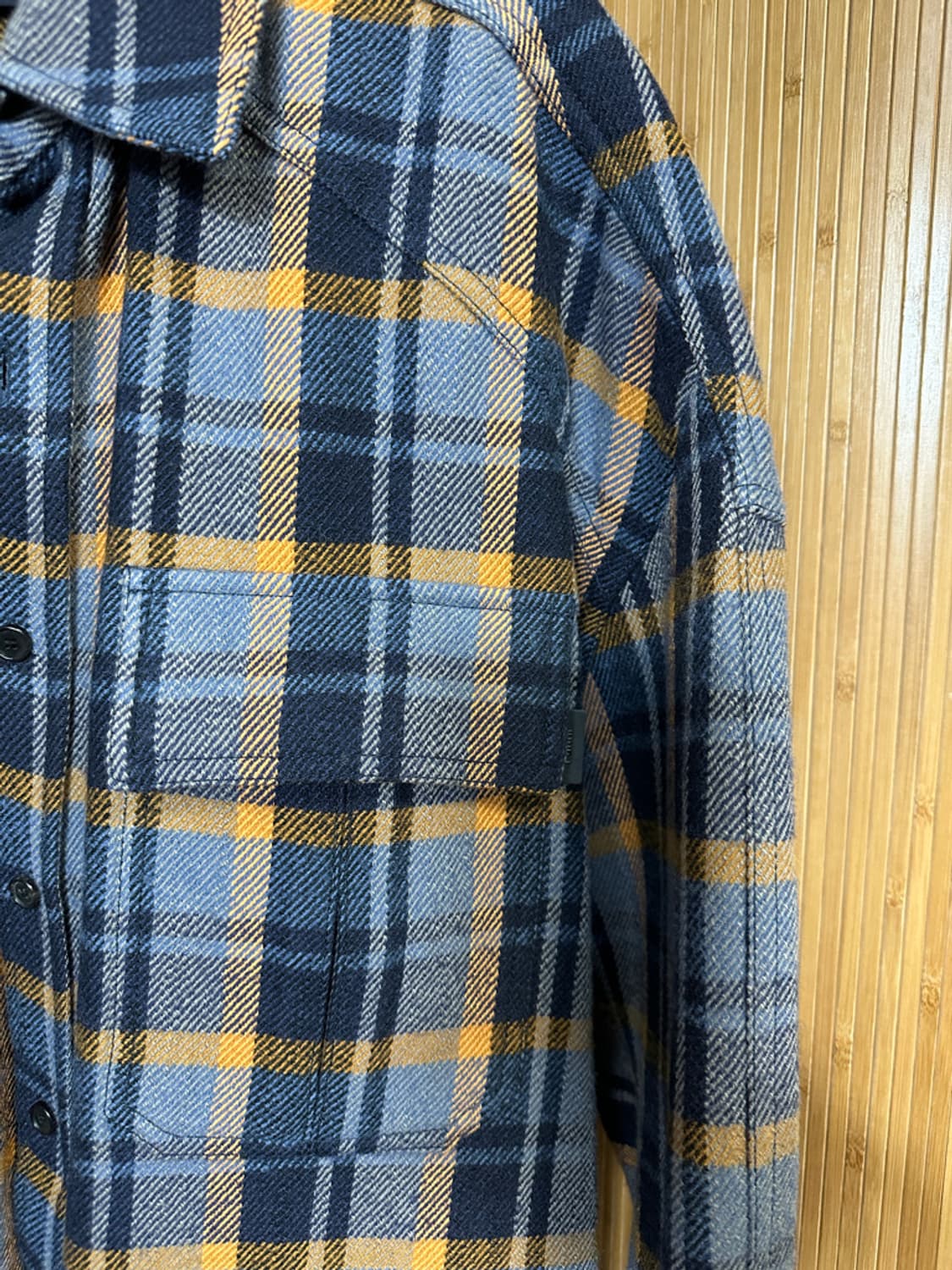 준지 울 블렌디드 체크 셔츠 상품이미지4