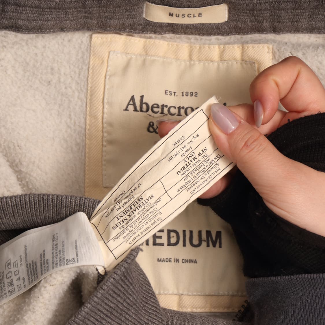 00's 아베크롬비 헤비 y2k 후드집업 A1500 상품이미지4