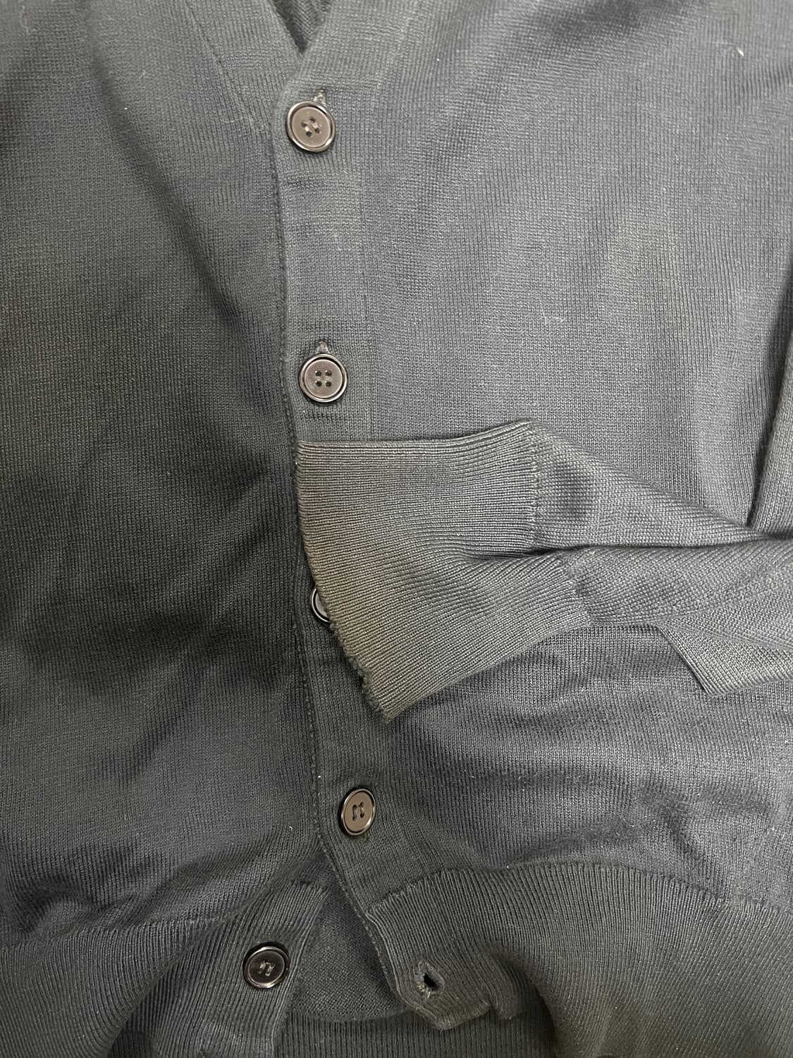 70s 존스메들리 북해도면(sea island) 가디건 상품이미지4