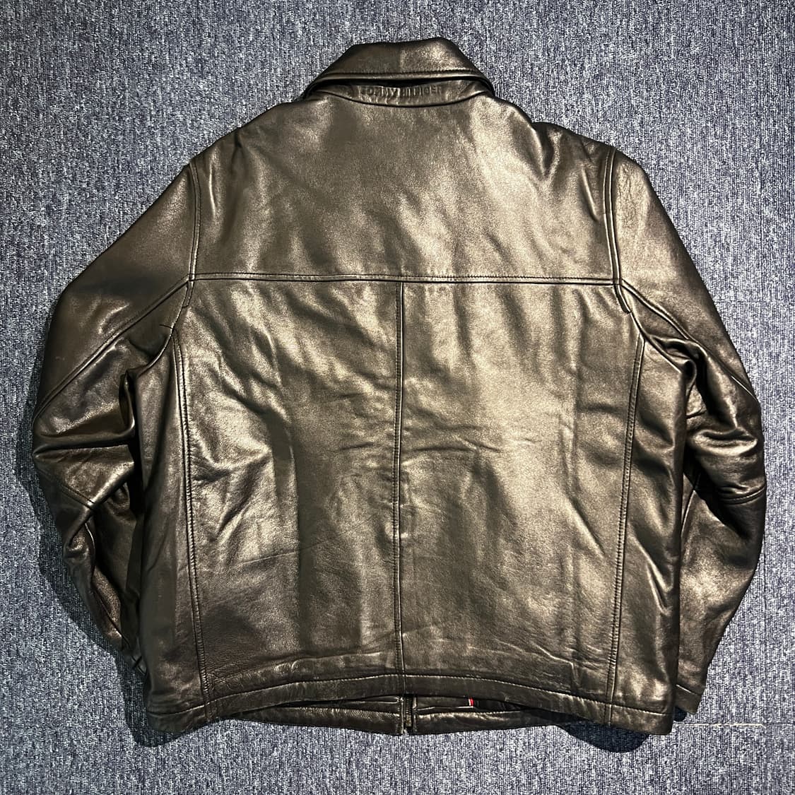 빈티지 00s 타미힐피거 가죽 자켓 상품이미지2