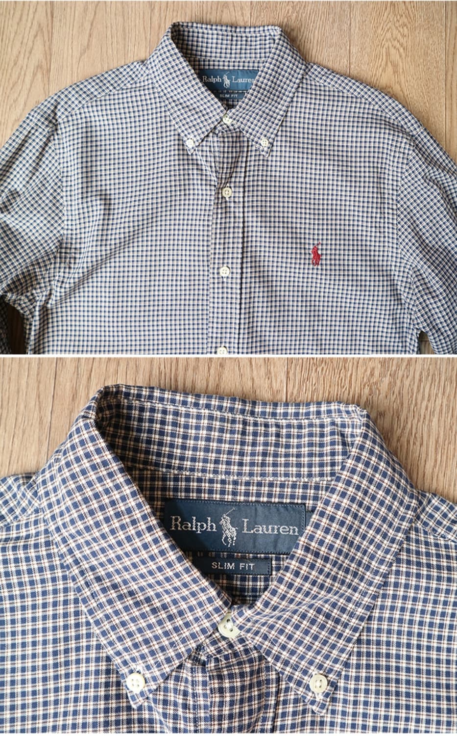 
 polo ralph lauren 폴로랄프로렌 코튼100% 깅엄 체크남 상품이미지2