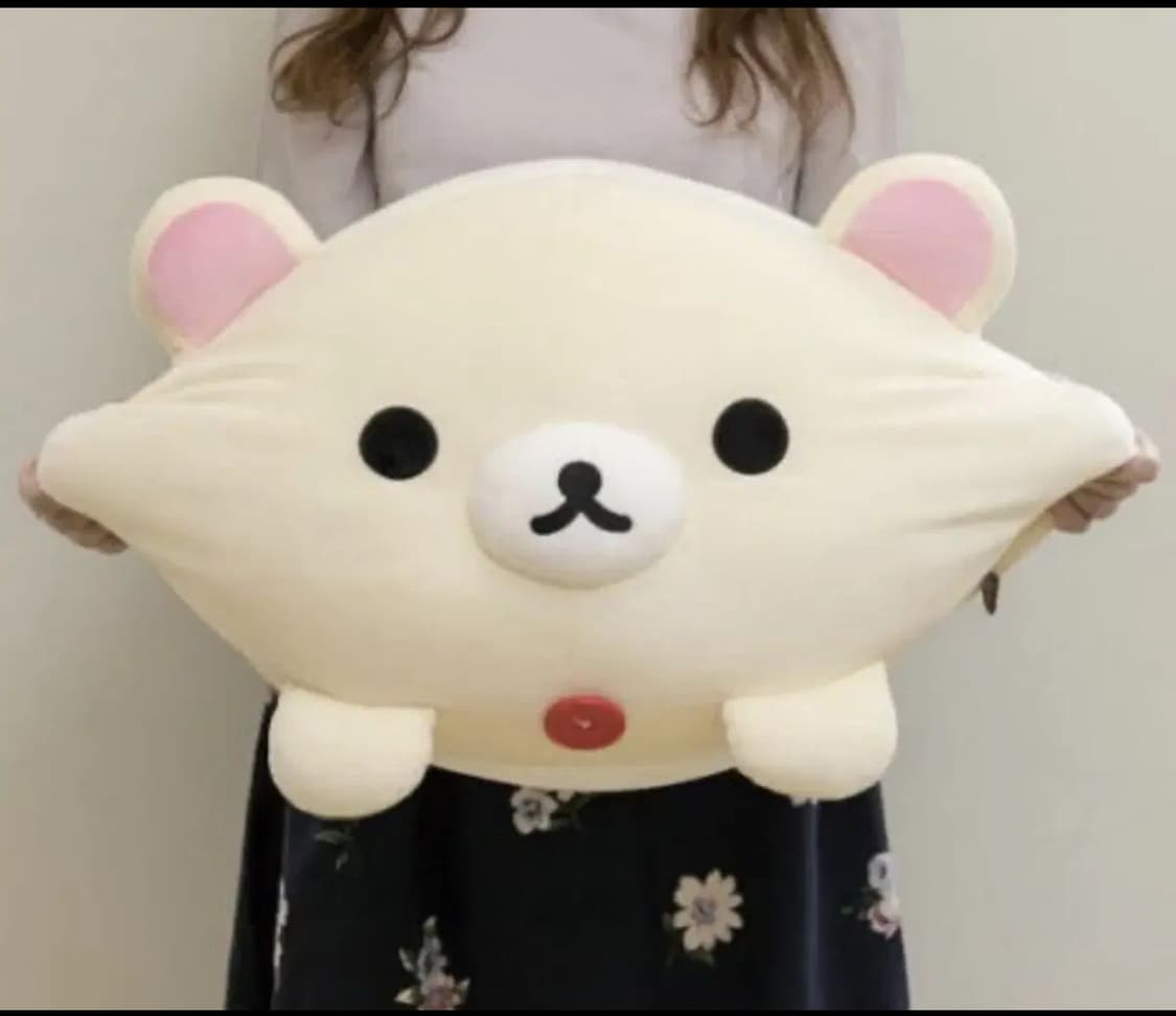 산엑스 리락쿠마 슈퍼 모찌 대왕 다이후쿠 인형 쿠션 방석 코리락쿠마 갸루 상품이미지4