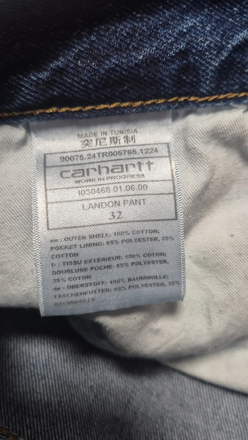 칼하트 WIP 랜든 블루 스톤 워시드 상품이미지6