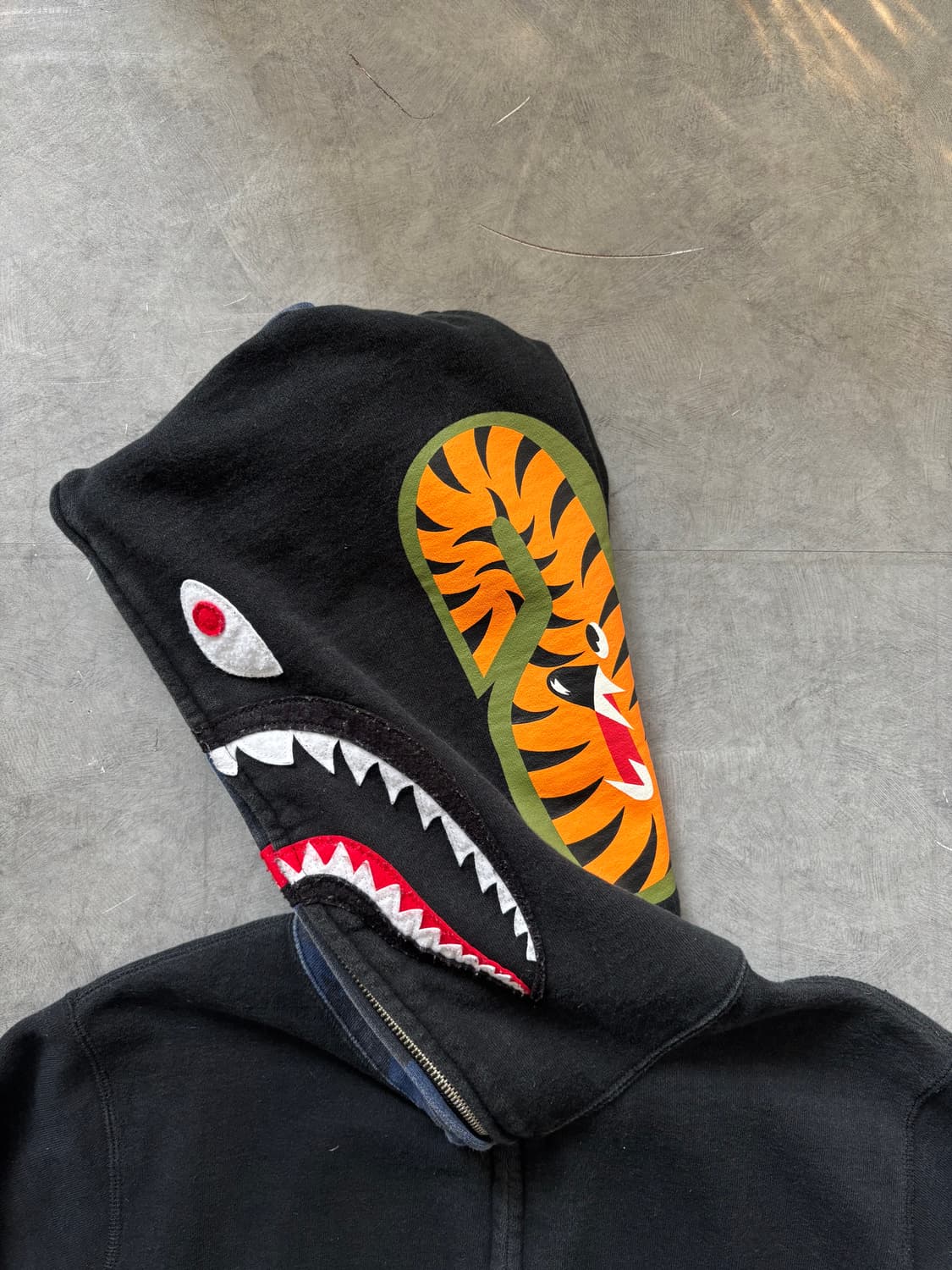 Bape 베이프 청계 카모 샤크 풀집 후디 상품이미지5