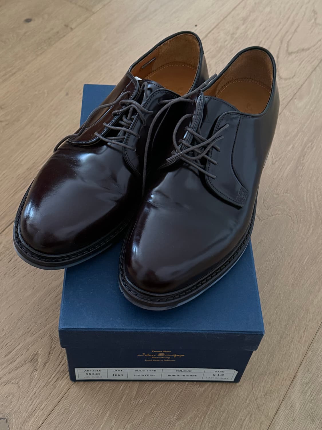 잘란 스리위자야 보르도 더비 8.5 사이즈 상품이미지1