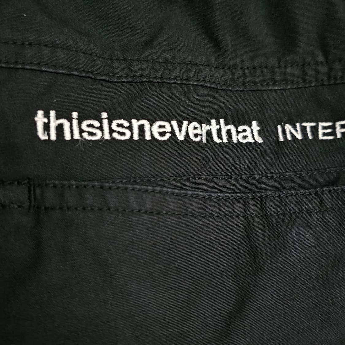 32인치 남성 디스이즈네버댓 카고 조거 팬츠 블랙 L 상품이미지6