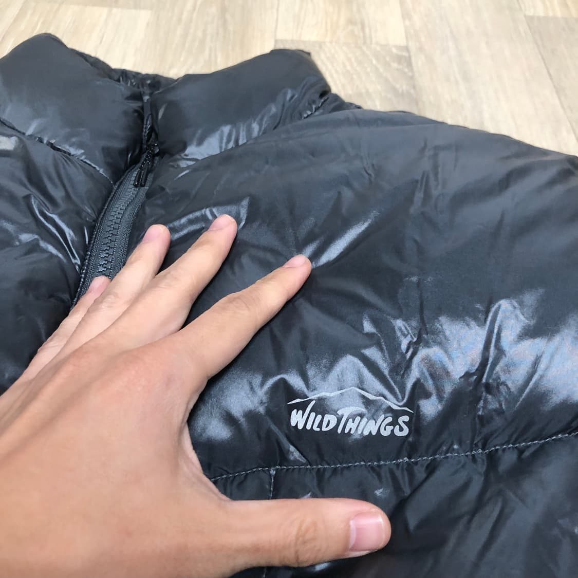 (XL) 와일드 띵스 WILD THINGS 마운틴 필드 다운 푸퍼 차콜 상품이미지10