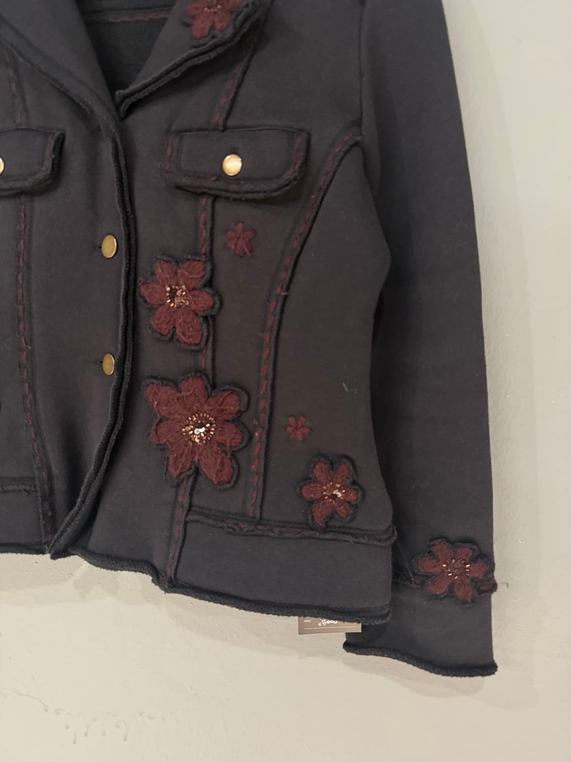 flower patch point stitch detail jacket 상품이미지7