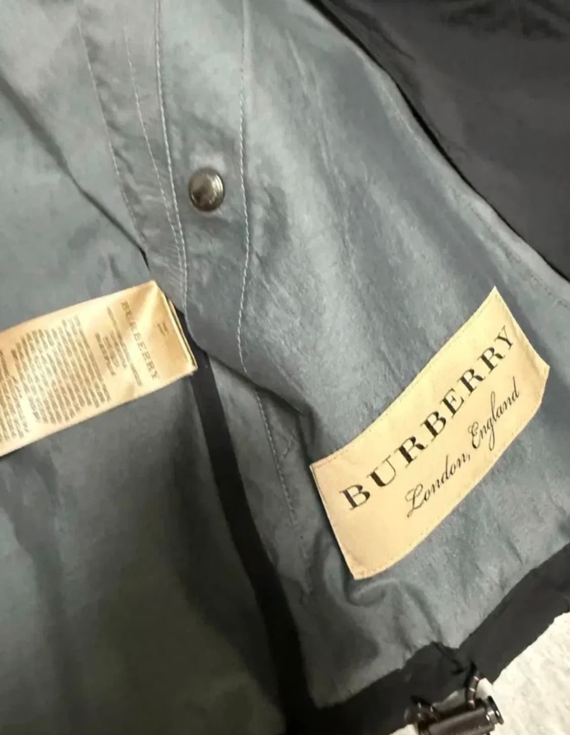 버버리 양가죽 후드 자켓 (정품 / Size 50 상품이미지7