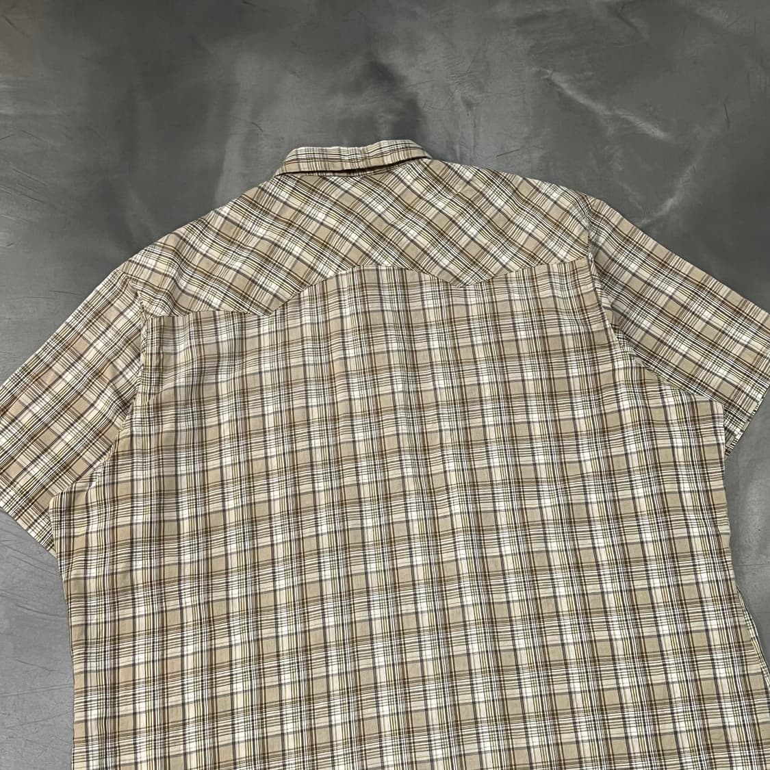  랭글러 체크 웨스턴 하프 셔츠 y16434 상품이미지4