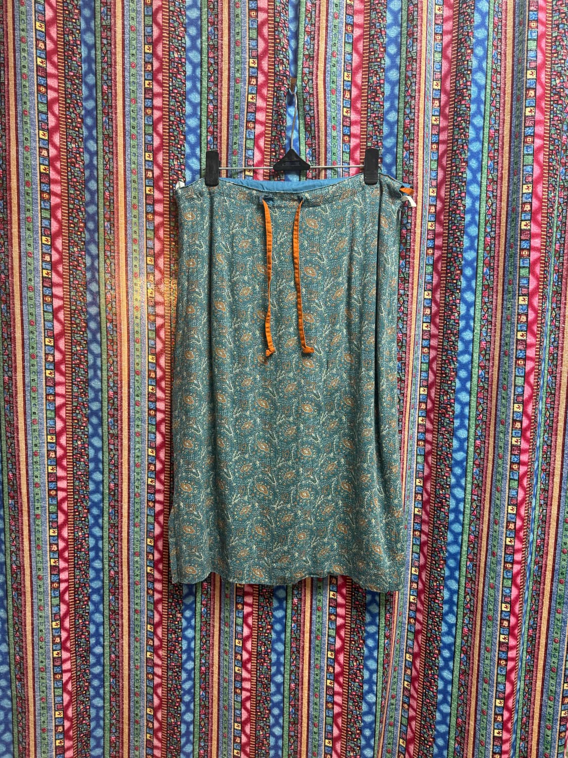 [빈티지] 페이즐리 패턴 미디스커트 상품이미지1