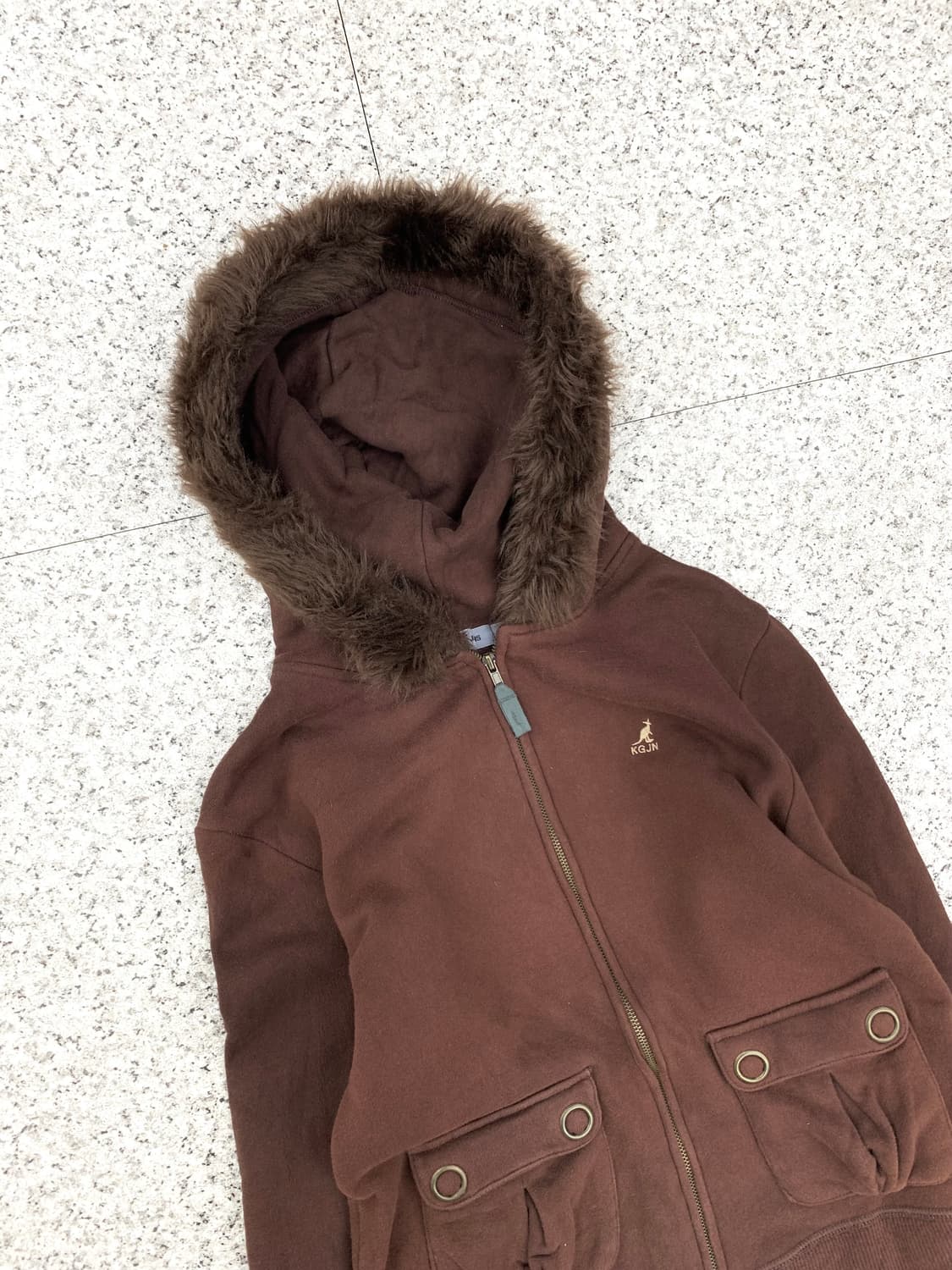 Kangol fur hoodie 상품이미지6