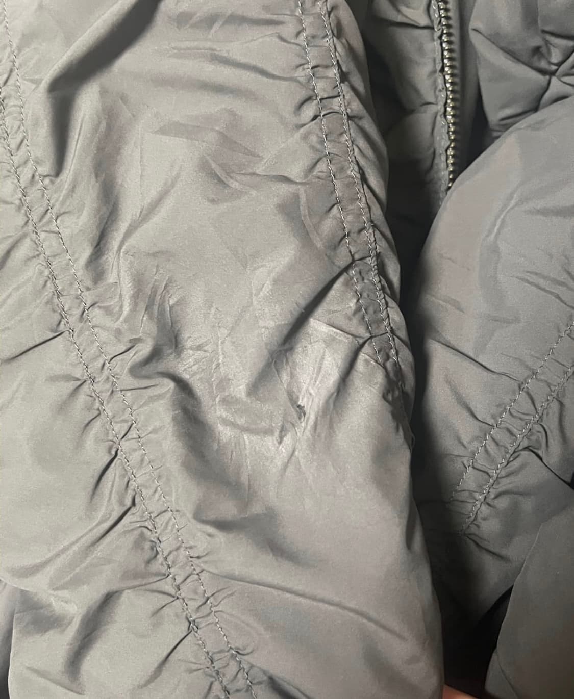 shiring frill padded jacket 셔링 패딩 자켓 상품이미지4