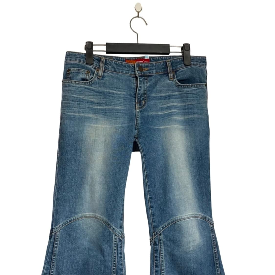 빈티지 빅 벨바텀 풀레어 데님팬츠 29 히피웨스턴 vkei 상품이미지5