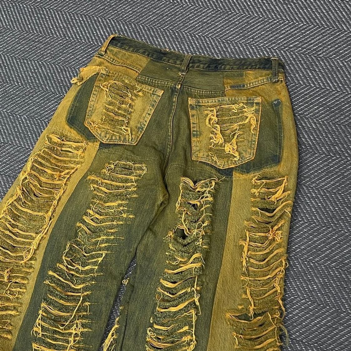 아메리칸 이글 옐로 데님 커스텀 팬츠 v0147 상품이미지5