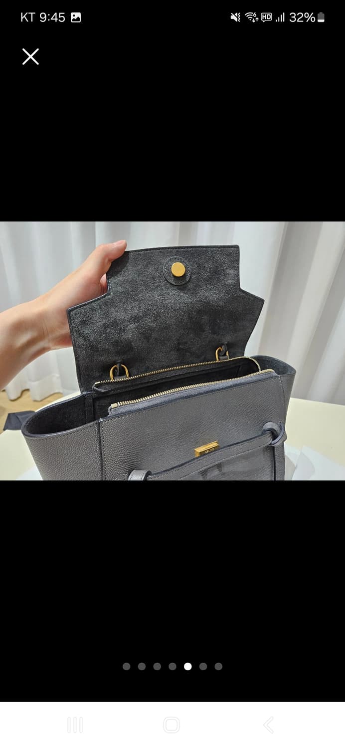 셀린느 벨트백 마이크로 그레이 상품이미지5