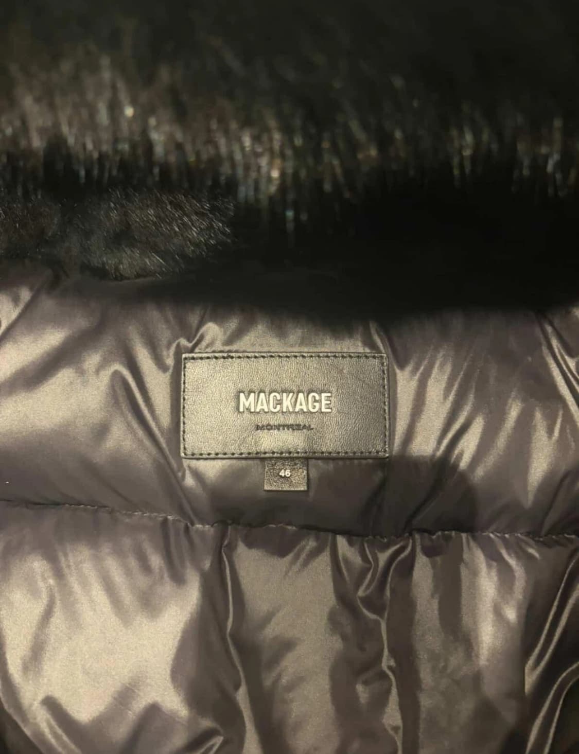 맥케이지 딕슨 블랙 패딩 46사이즈 상품이미지3