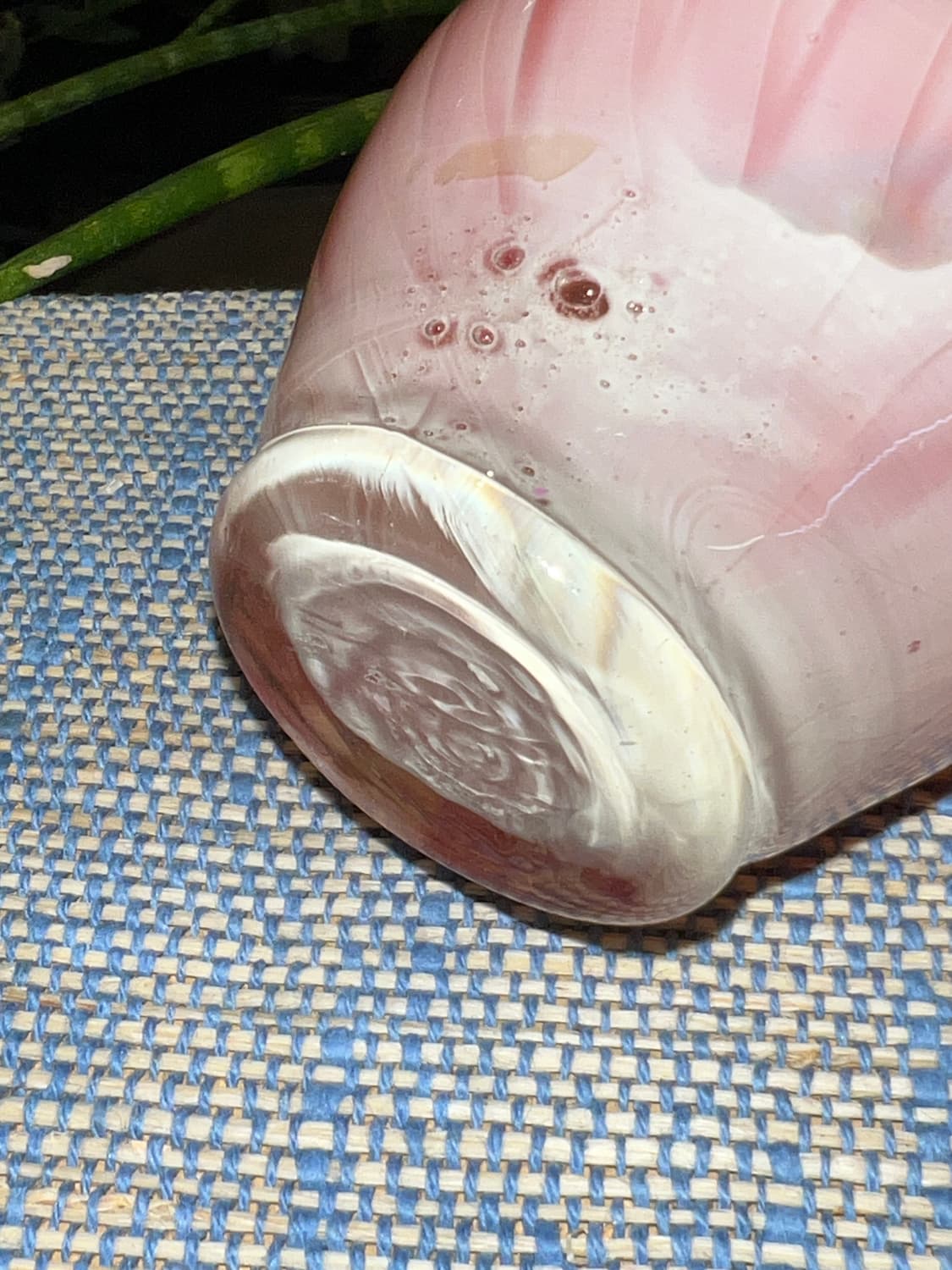 60s Czech pinkish-red Opalines Bud Vase 상품이미지6