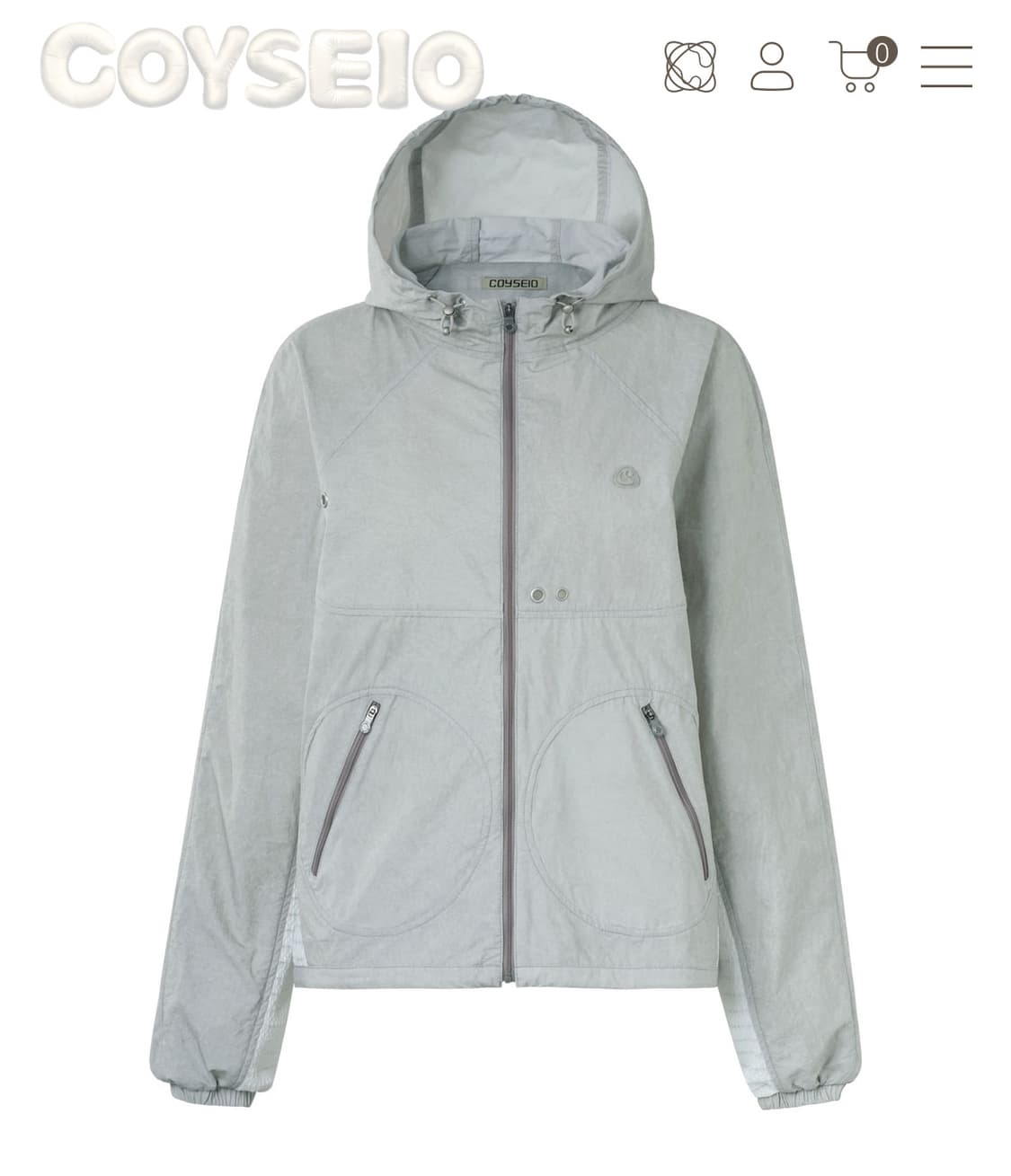 00 JACKET LIGHT GREY 상품이미지1