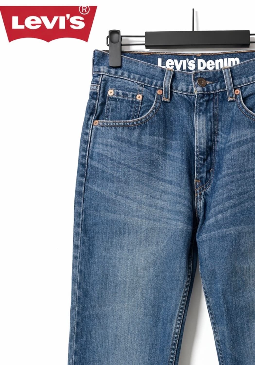 리바이스 604 스트레이트 데님 팬츠 W28 빈티지 워싱 청바지 상품이미지1