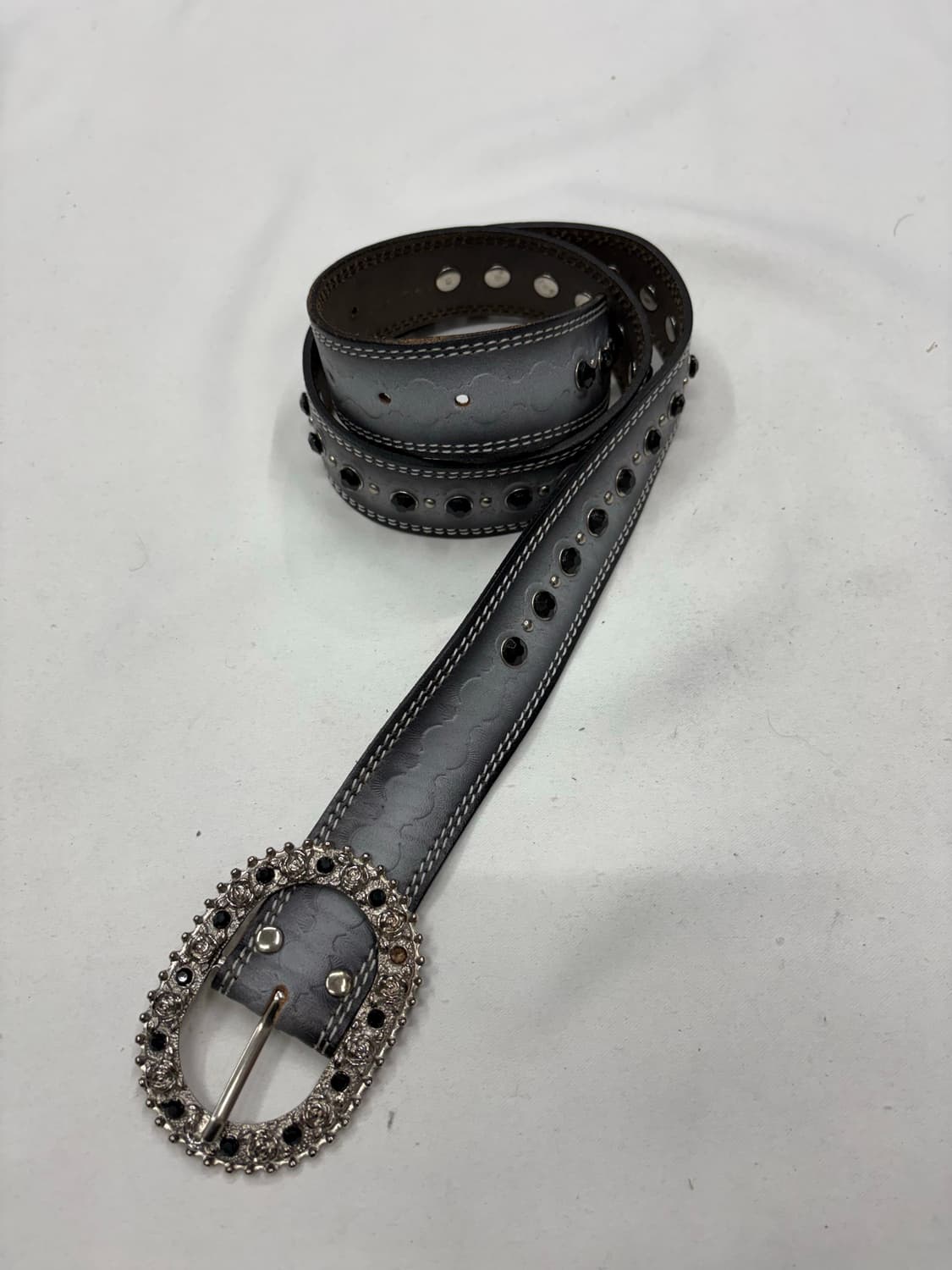 빈티지 y2k 펑크 실버 벨트 상품이미지1