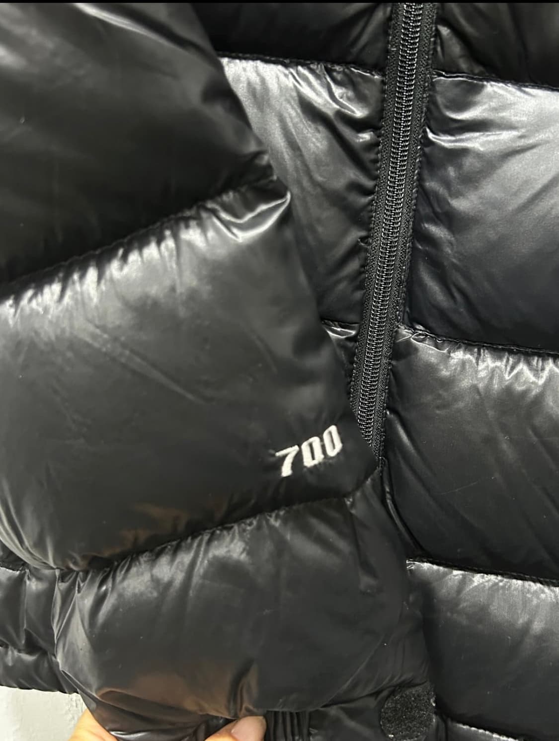 노스페이스 700 구스다운 패딩 여성 90 블랙 상품이미지5