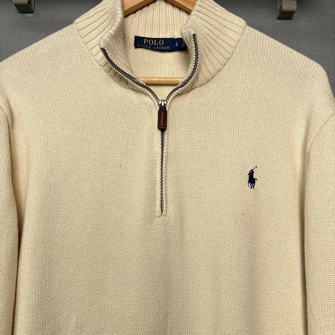 폴로 반집업니트 상품이미지3