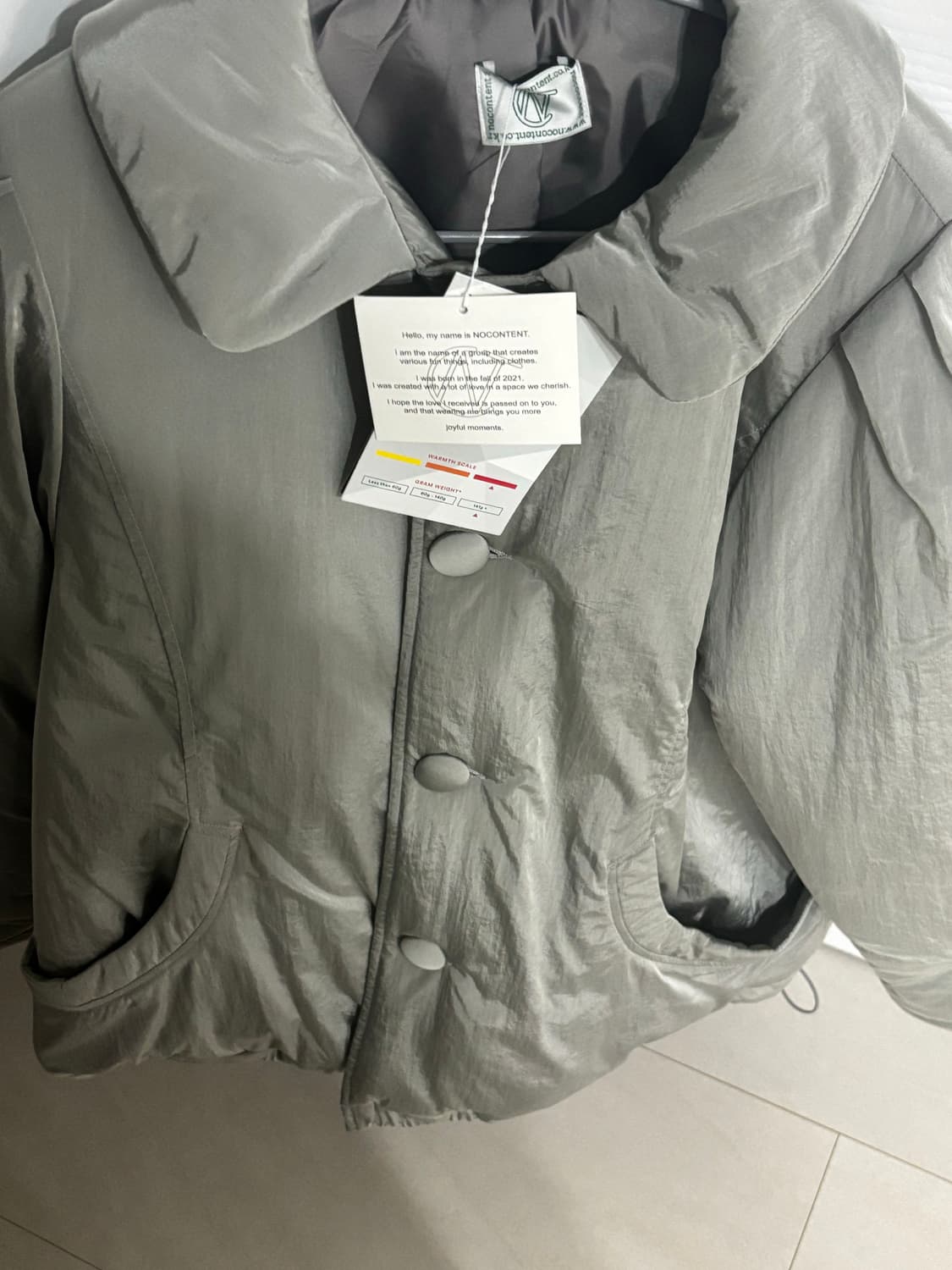 노컨텐츠 패딩자켓 상품이미지3