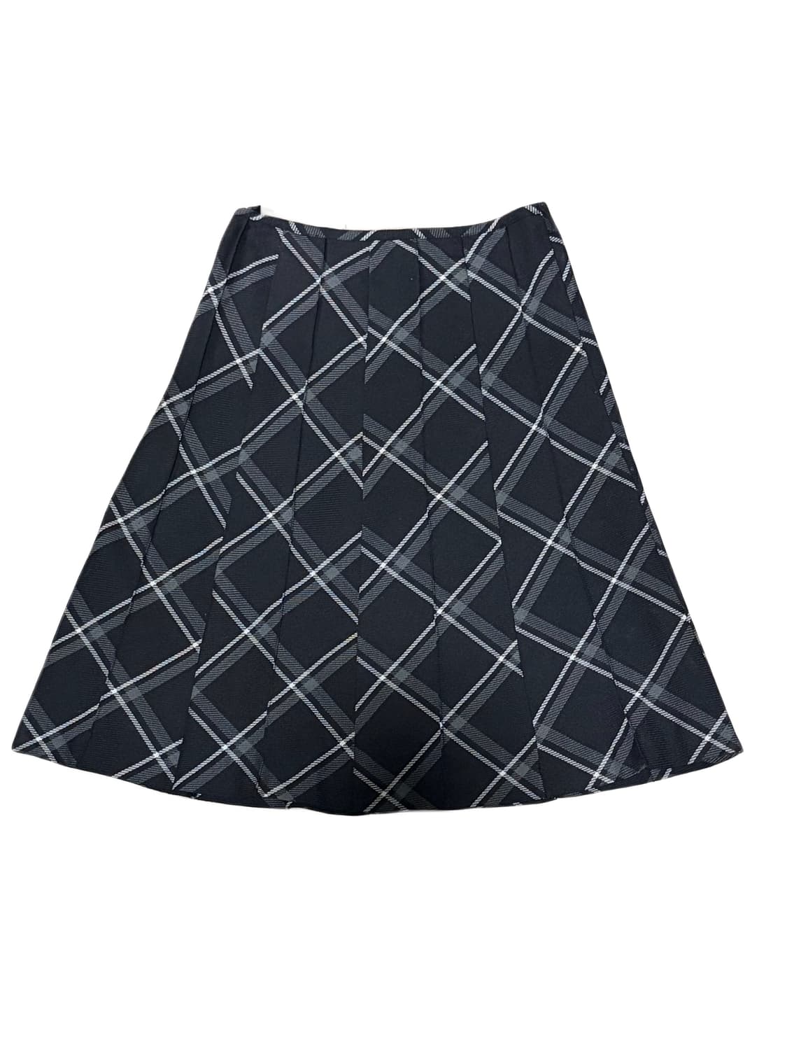 체크 미디스커트 상품이미지1