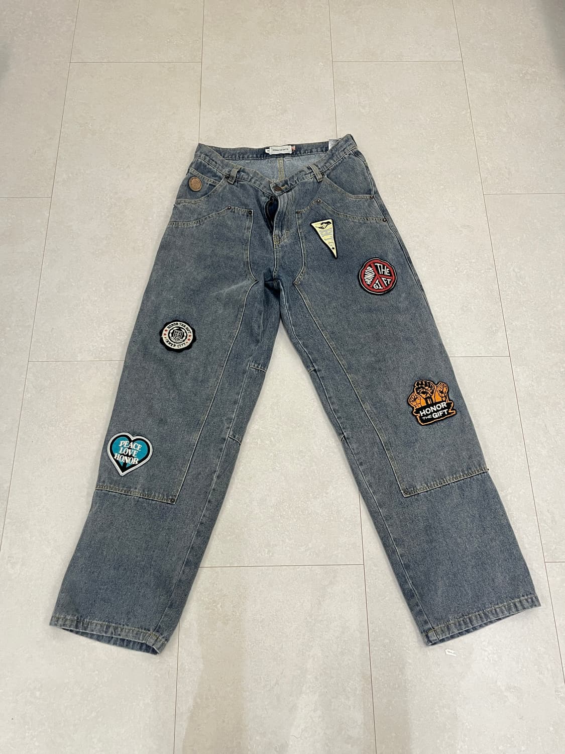 Honor the gift 패치 카펜더 팬츠 인디고 상품이미지4