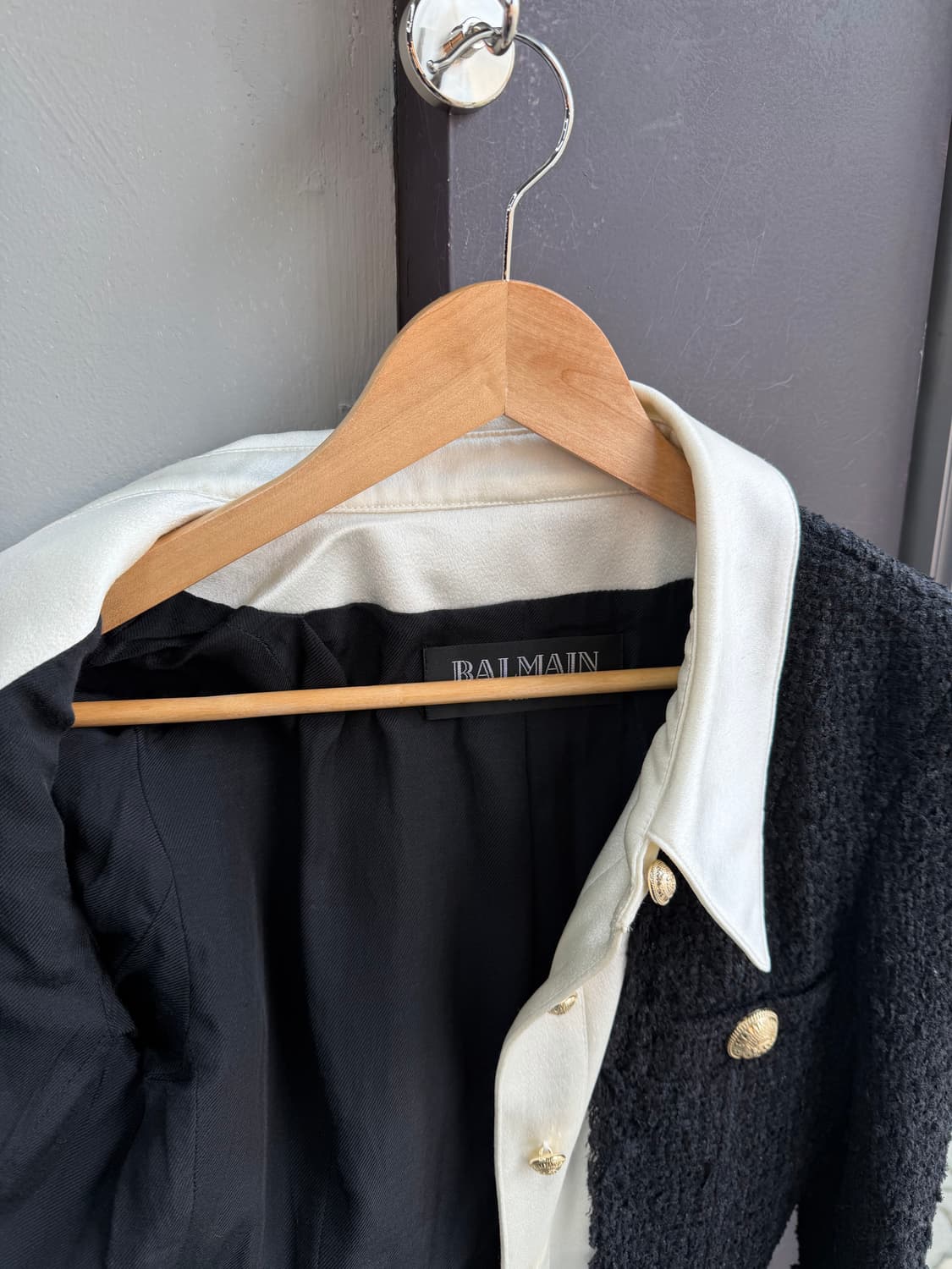 .34/ 발망 제니 레드폰 트위드 자켓 상품이미지7