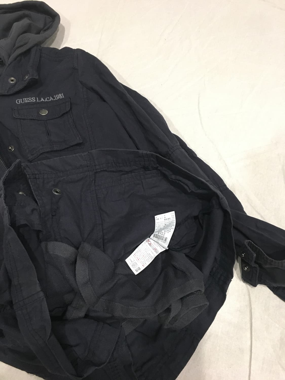 게스 자수 후드자켓 상품이미지6