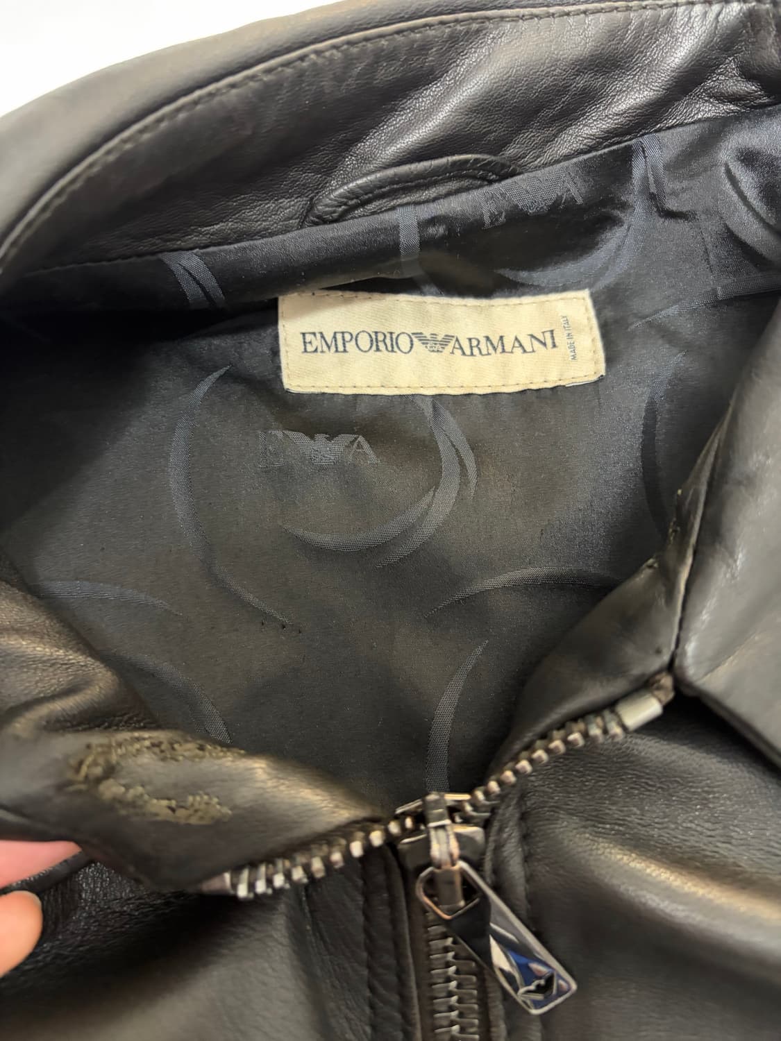 아르마니 레더자켓 상품이미지4