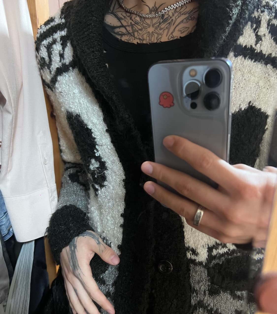 Skull Cardigan 상품이미지5