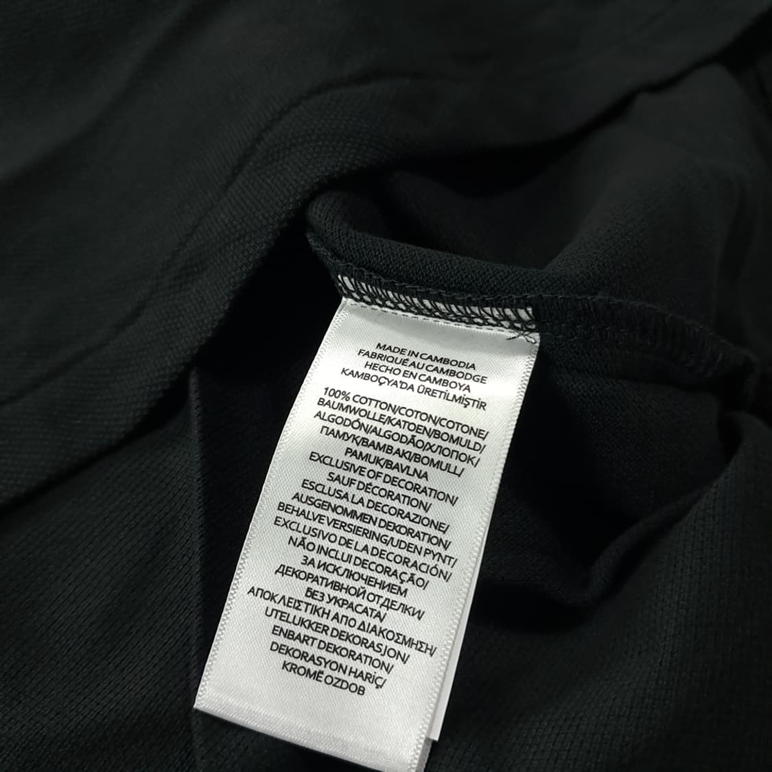 CK340 L 폴로 슬림핏 블랙 칼라 티셔츠 상품이미지5