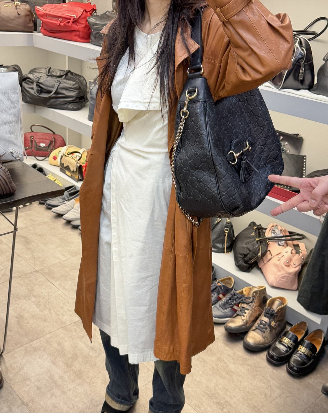 구찌 시마 홀스빗 태슬 숄더백 상품이미지4