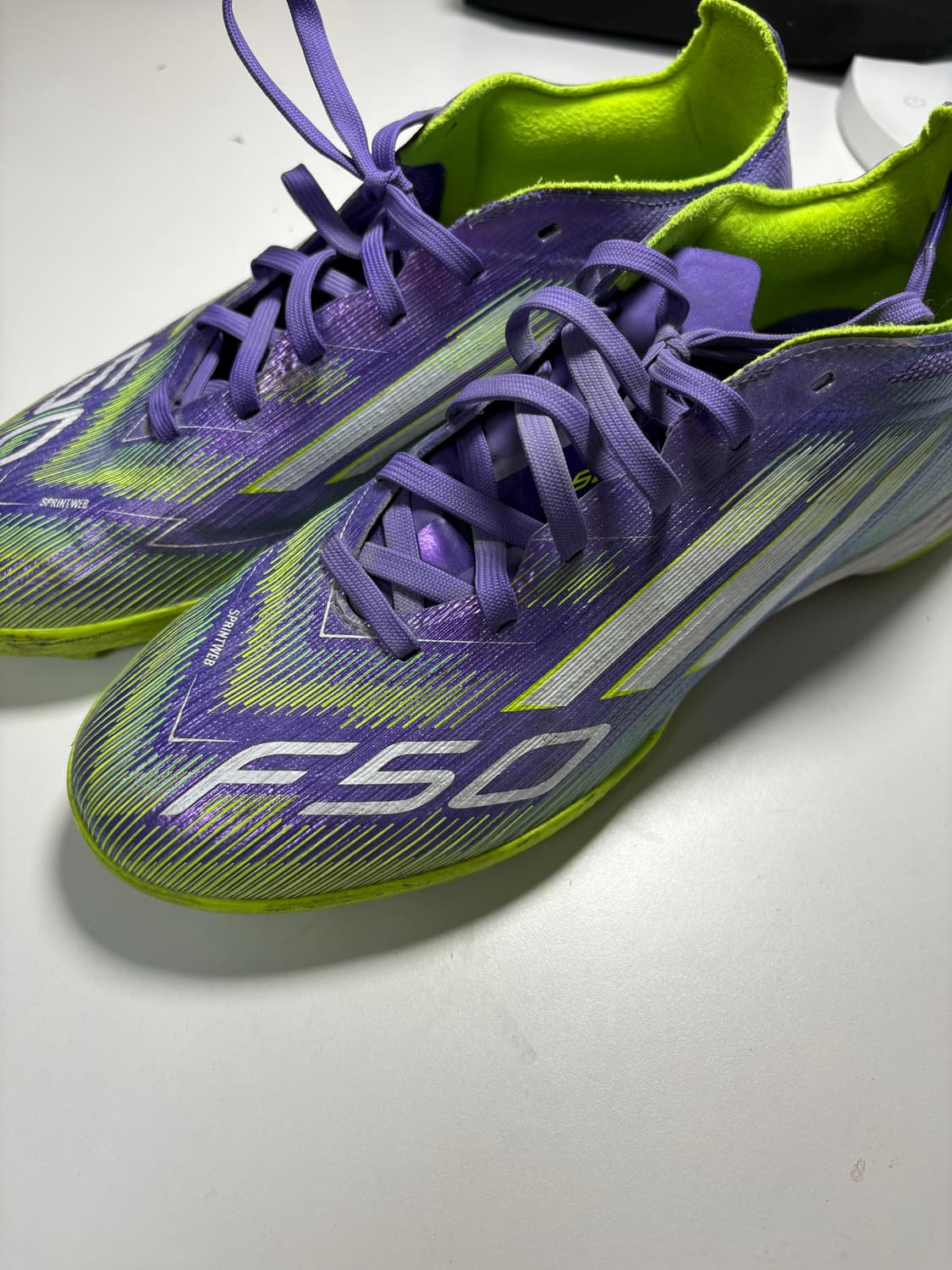 아디다스 F50 프로 TF 퍼플 러쉬 클라우드 화이트 상품이미지1