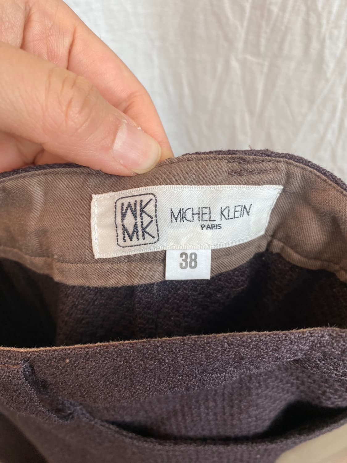 MICHEL KLEIN 브라운울슬랙스(M) 상품이미지5