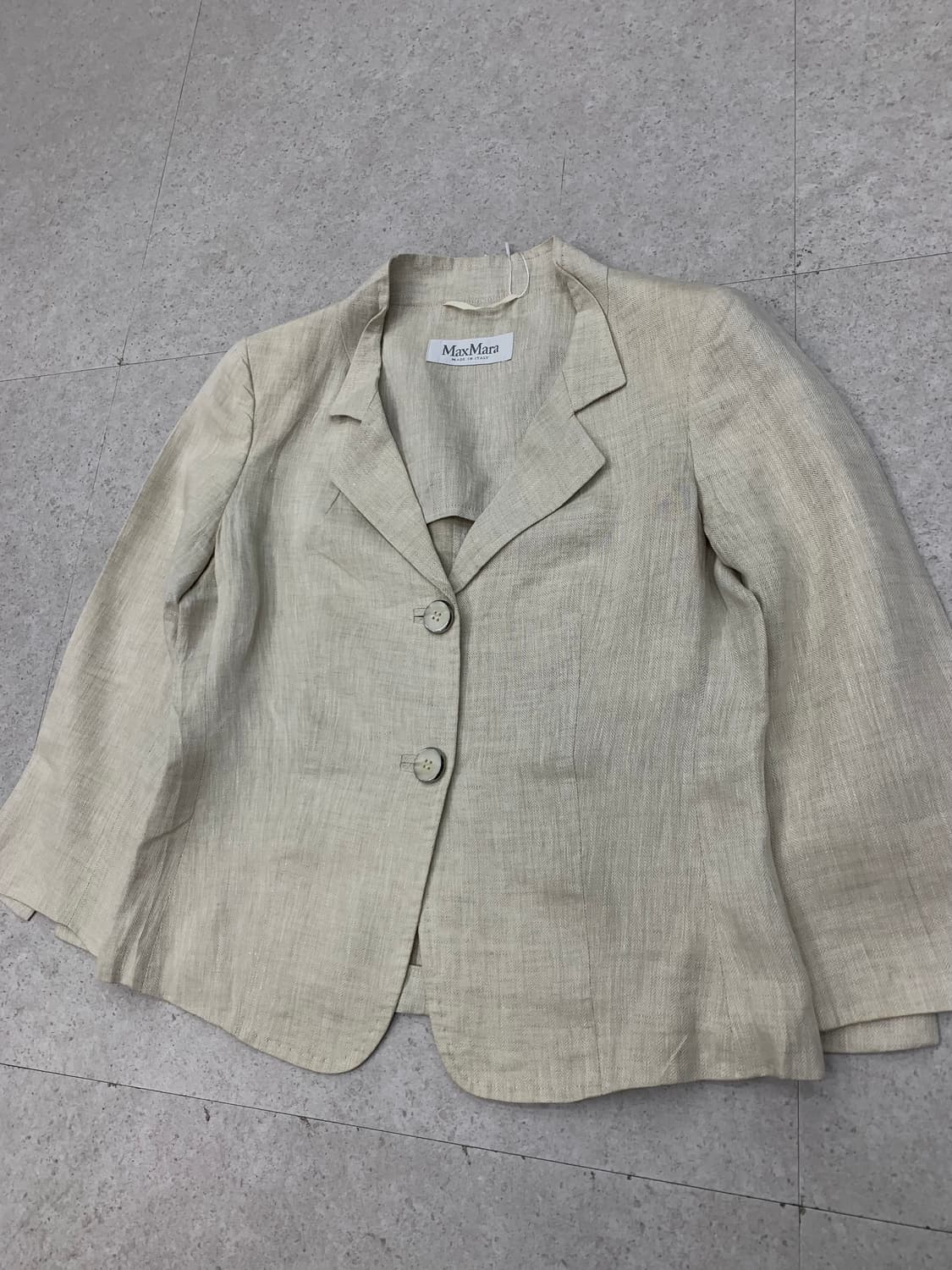 Maxmara 막스마라 린넨 자켓 상품이미지3