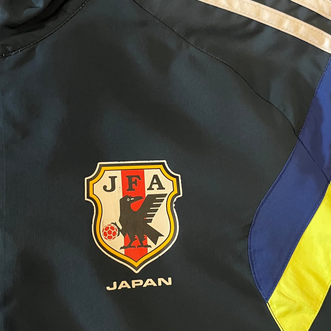 아디다스 일본 14년도 축구 국가대표 국대 반집업 트레이닝 바람막이 상품이미지5